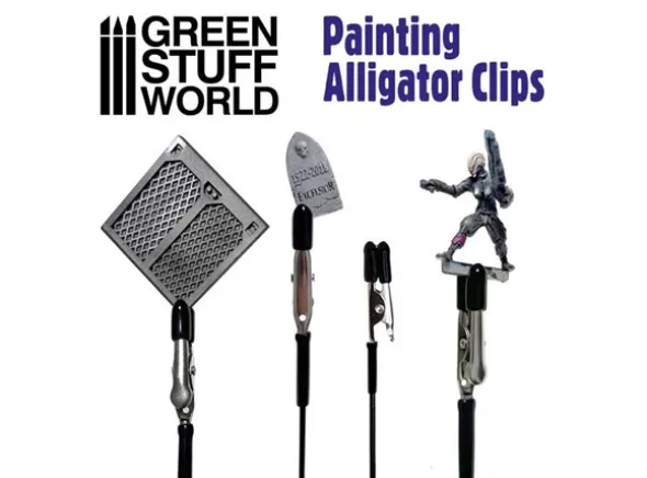 Painting Alligator Clips - 20 stk