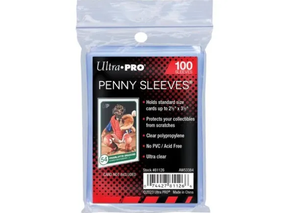 Penny Sleeves 63.5x89mm 100 stk