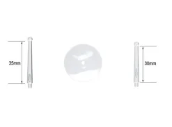 Plastbaser Ball Top Flying Stems - 32mm