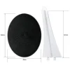 Plastbaser Svart Oval 120x92/Flying Stem