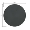 Plastbaser Svart Round - 160mm (1 stk)