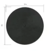 Plastbaser Svart Round - 130mm (1 stk)