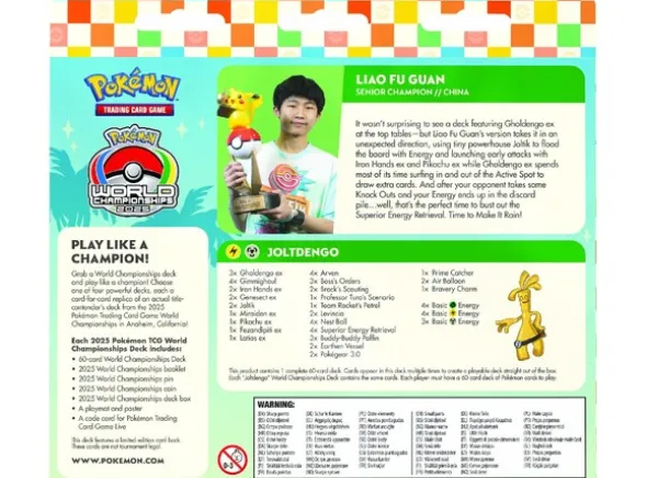 Pokemon World Championship Deck 2025 #2