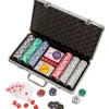 Pokersett med 300 sjetonger