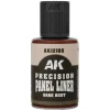 Precision Panel Liner - Dark Rust 30ml
