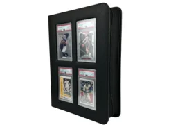 Premium Card Slab Binder Window Black