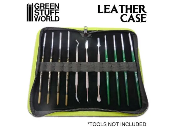Premium Leather Case Tools & Brushes