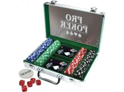 Pro Poker Pokersett med 200 sjetonger