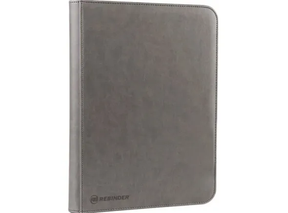 Rebinder Toploader Binder 9-Pocket Grey