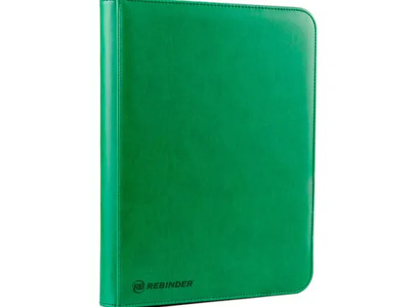 Rebinder Toploader Binder 9-Pocket Green
