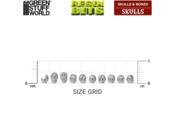 Resin Hodeskaller Skulls - 85 stk