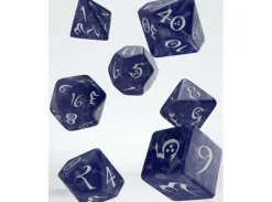 RPG Dice Set Cobalt/White