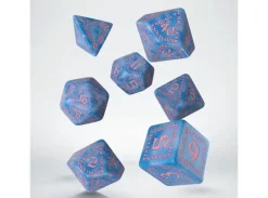 RPG Dice Set Runic Blue/Pink 7 stk