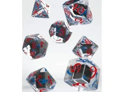 RPG Dice Set Translucent/Red/Blue