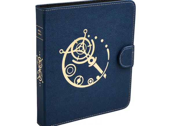 RPG Spell Codex Portfolio Midnight Blue