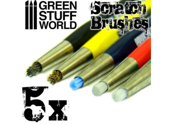 Scratch Brushes Set - 5 stk