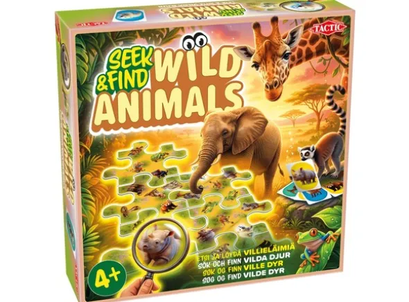 Seek and Find Wild Animals Brettspill