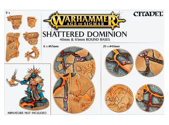 Shattered Dominion 40+65 mm Round Base