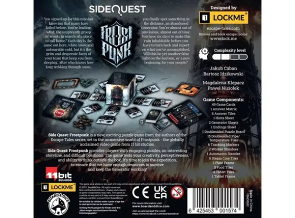 SideQuest Frostpunk Brettspill