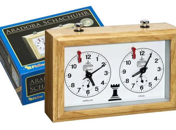 Sjakk Klokke Analog - Aradora Klassisk