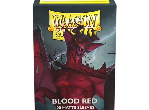 Sleeves Matte Blood Red x100 66x91