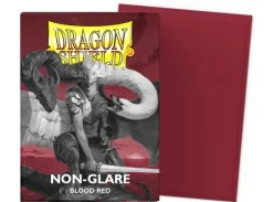 Sleeves Matte Non-Glare Blood Red