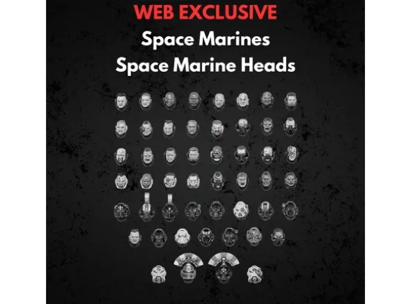 Space Marine Heads