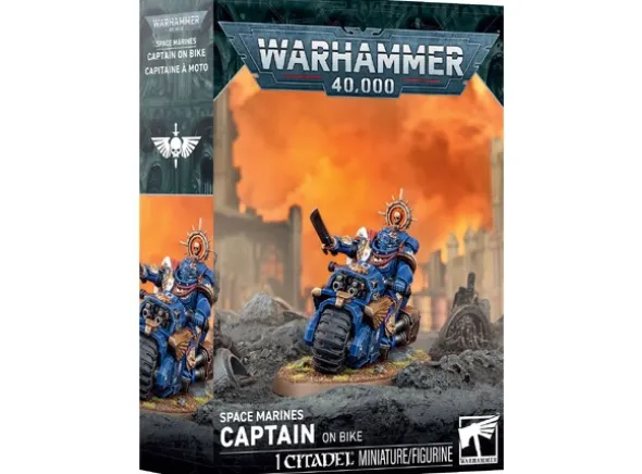 Space Marines Captain on Bike