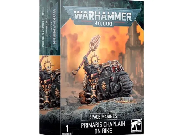 Space Marines Primaris Chaplain on Bike