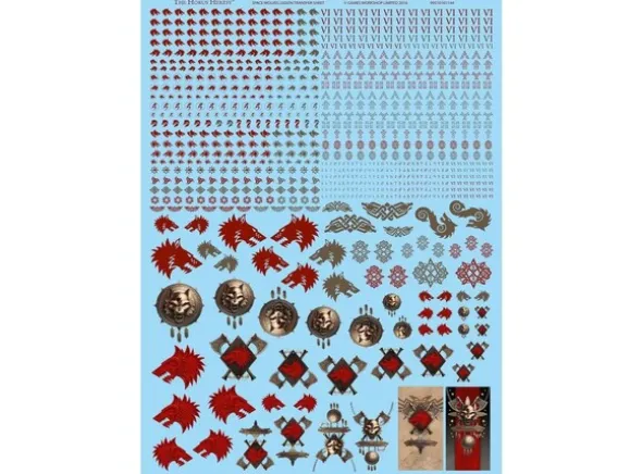 Space Wolves Legion Transfer Sheet