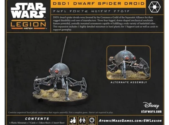 Star Wars Legion DSD1 Dwarf Spider