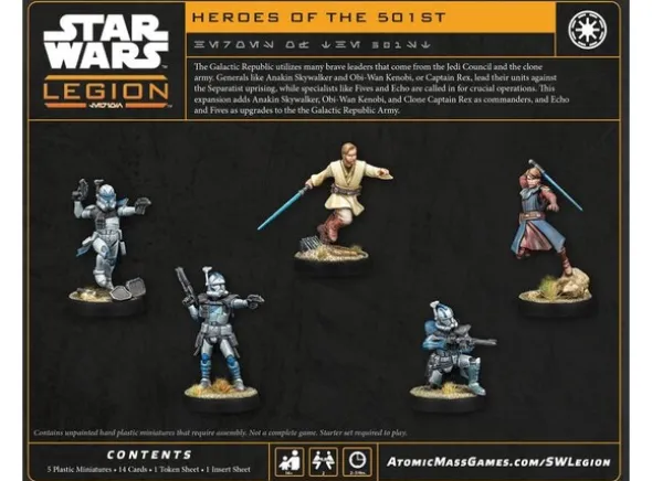 Star Wars Legion Heroes of Clone Army