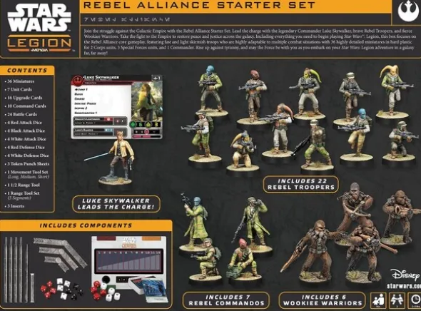 Star Wars Legion Rebel Alliance Starter