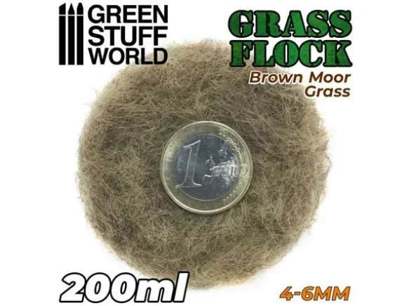 Static Grass Brown Moor 4-6mm 200ml