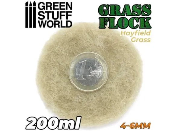 Static Grass Hayfield Grass 4-6mm 200ml