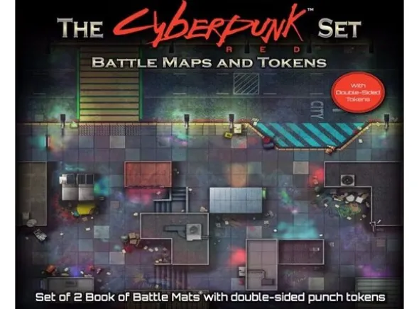 The Cyberpunk Set Battle Maps and Tokens