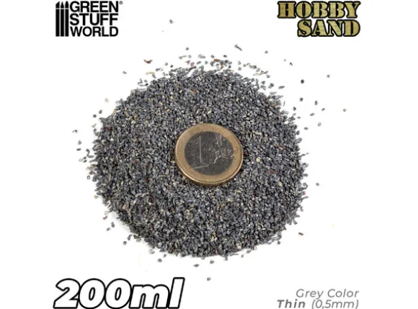 Thin Hobby Sand - Dark Grey 200ml