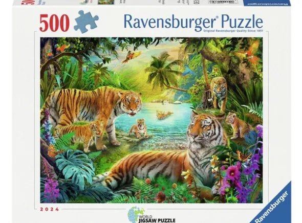 Tiger Family in Oasis 500 biter