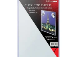 Toploader 6x9 for Oversize kort - 25 stk
