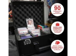 Trading Card Suitcase Black Small