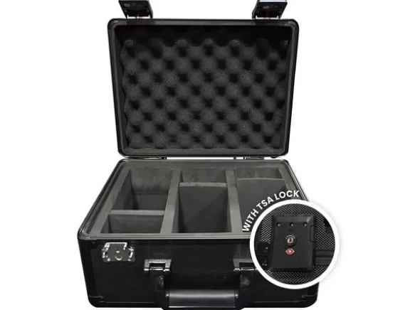 Trading Card Suitcase Black Small