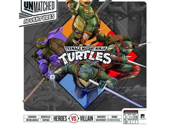 Unmatched Adventures TMNT Brettspill