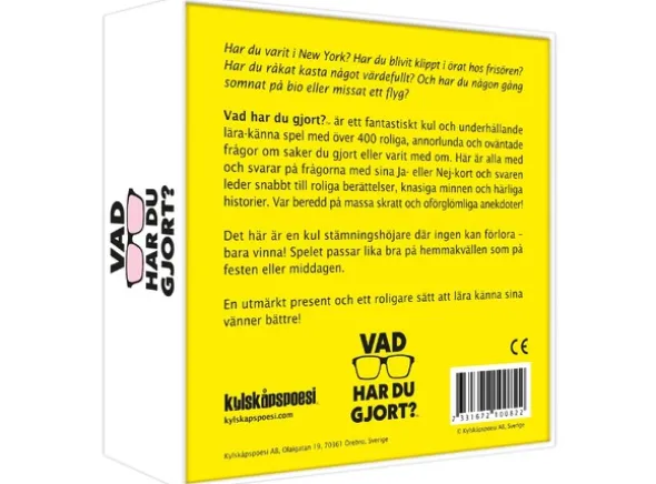 Vad har du gjort - SVENSK