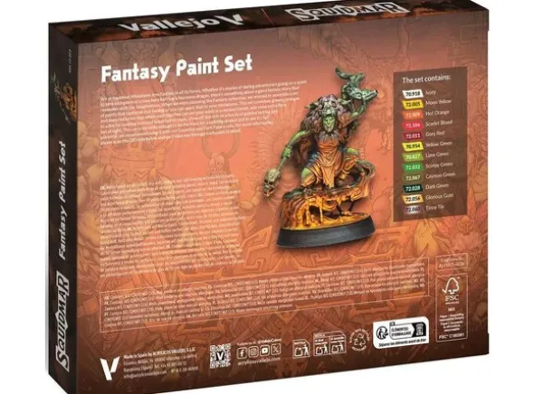 Vallejo Fantasy Paint Set
