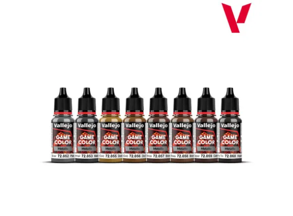 Vallejo Game Color Set Metallics