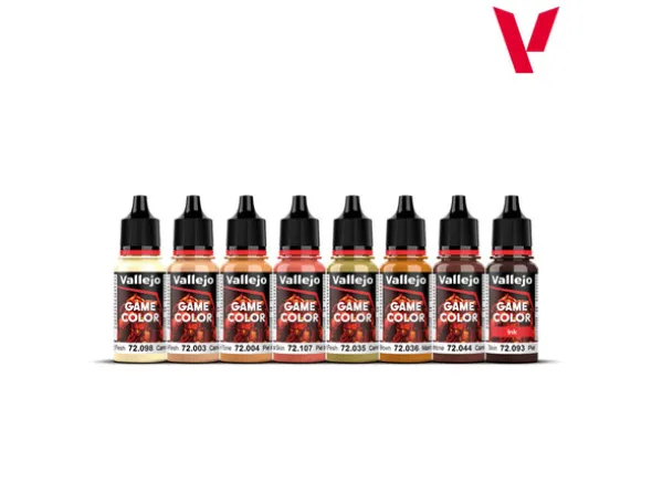 Vallejo Game Color Set Skin Tone