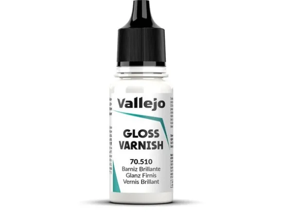 Vallejo Gloss Varnish Blank Klarlakk 17m