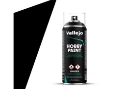 Vallejo Hobby Paint Spray Black 400ml