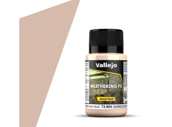 Vallejo Mud Splash Mud Light Brown 40ml