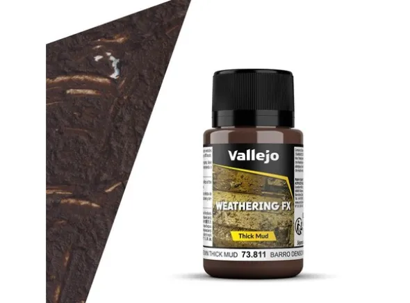 Vallejo Mud Thick Mud Brown - 40ml